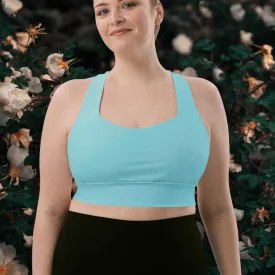 Aqua green longline sports bra, lioness-love
