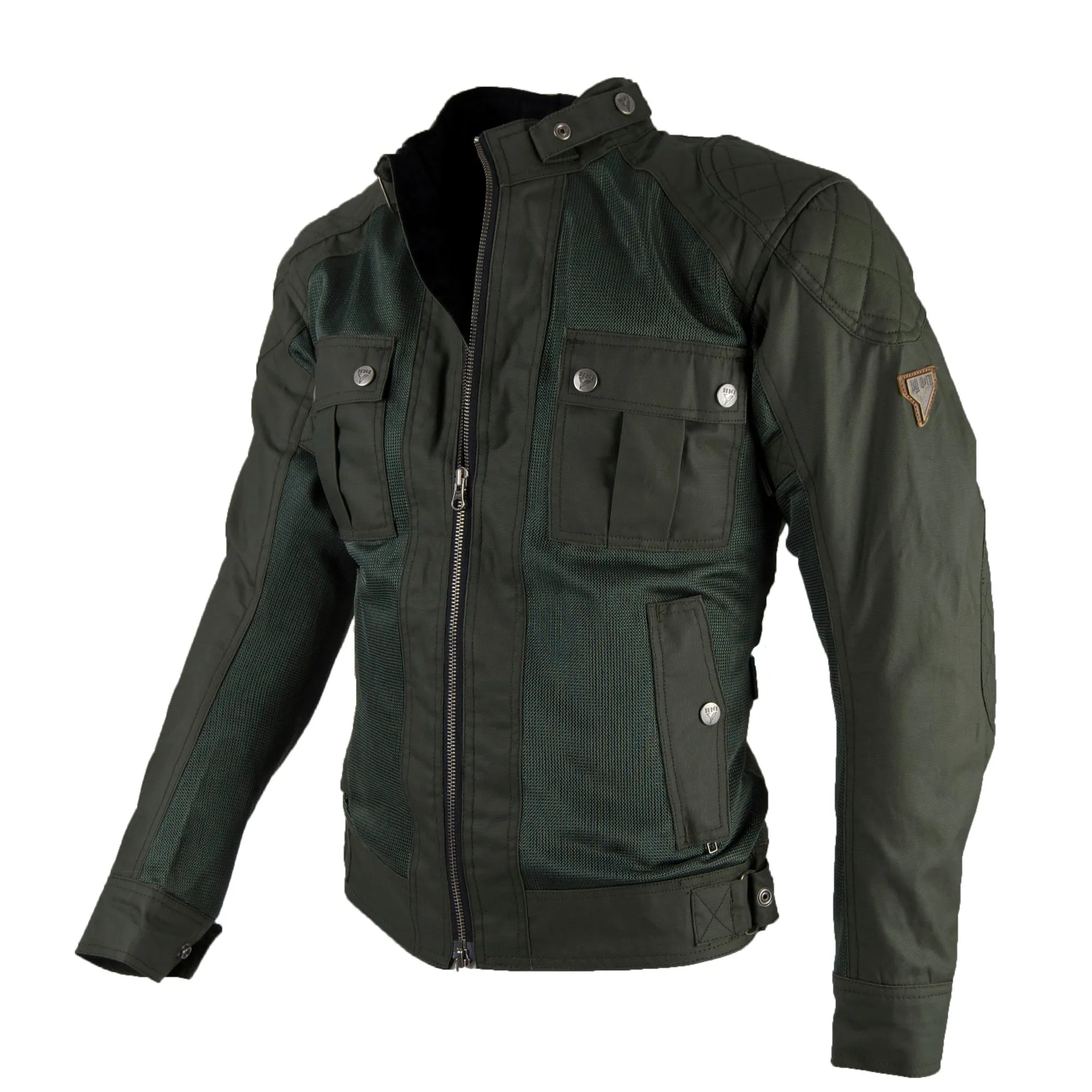 By City Men's Teneree Venty II Mesh Textile Jacket - Green